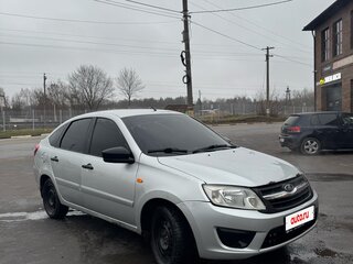 2015 Lada (ВАЗ) Granta I, серебристый, 430000 рублей, вид 2