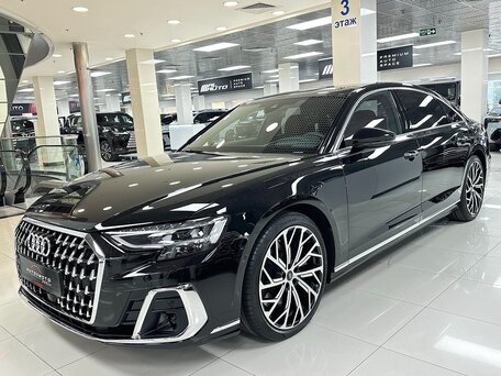 2025 Audi A8 Long 60 TFSI e IV (D5) Рестайлинг, чёрный, 16995000 рублей, вид 3