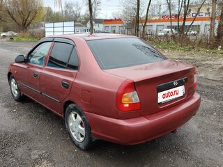 2005 Hyundai Accent ТагАЗ II, красный, 340000 рублей, вид 5