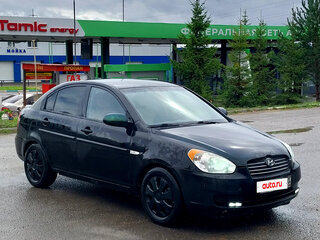 2006 Hyundai Verna II, чёрный, 299999 рублей, вид 2
