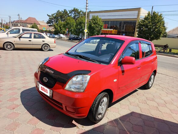 2007 Kia Picanto I Рестайлинг, красный, 470000 рублей