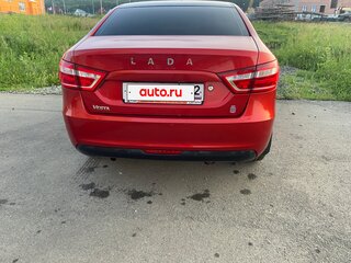 2016 Lada (ВАЗ) Vesta I, красный, 750000 рублей, вид 4