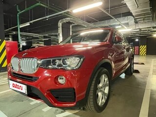 2018 BMW X4 28i I (F26), красный, 4100000 рублей, вид 4