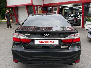 2016 Toyota Camry VII (XV50) Рестайлинг, чёрный, 1580000 рублей, вид 4