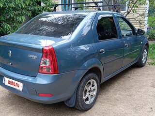 2010 Renault Logan I Рестайлинг, голубой, 390000 рублей, вид 2