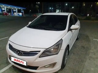 2016 Hyundai Solaris I Рестайлинг, белый, 730000 рублей, вид 2