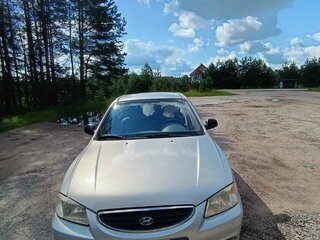 2008 Hyundai Accent ТагАЗ II, серебристый, 400000 рублей, вид 1