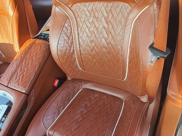 2020 BMW 7 серии Long 750Ld xDrive VI (G11/G12) Рестайлинг, серый, 8900000 рублей - вид 9