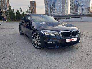 2018 BMW 5 серии 530i VII (G30/G31/G38), чёрный, 4150000 рублей, вид 2