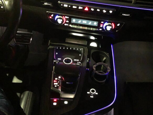 2017 Audi Q7 II (4M), синий, 3150000 рублей - вид 11