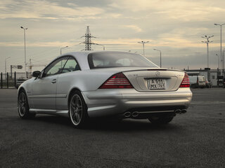 2002 Mercedes-Benz CL-Класс AMG 55 AMG I (C215) Рестайлинг, серебристый, 3200000 рублей, вид 4