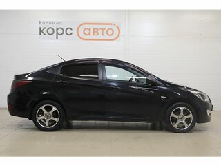 2014 Hyundai Solaris I Рестайлинг, чёрный, 789400 рублей, вид 4