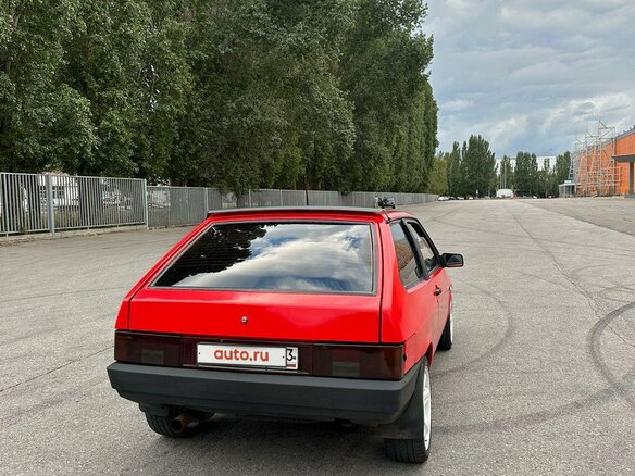 1993 Lada (ВАЗ) 2108 21086, красный, 400000 рублей - вид 1