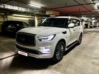2018 Infiniti QX80 I Рестайлинг 2, белый, 4300000 рублей, вид 1