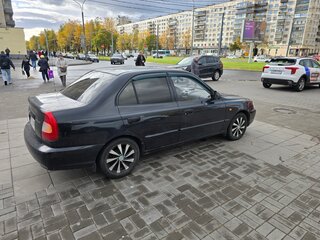 2007 Hyundai Accent ТагАЗ II, чёрный, 320000 рублей, вид 2