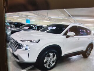 2020 Hyundai Santa Fe IV Рестайлинг, белый, 3400000 рублей, вид 3