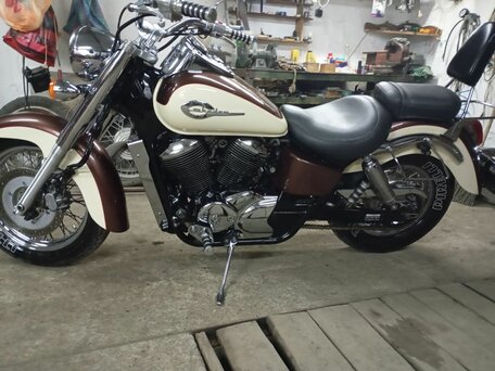 1996 Honda Shadow 750, коричневый, 560000 рублей, вид 5