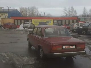 2007 Lada (ВАЗ) 2107, пурпурный, 115000 рублей, вид 2