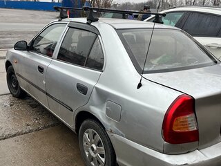 2004 Hyundai Accent ТагАЗ II, серебристый, 200000 рублей, вид 4