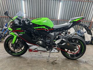 2022 Kawasaki ZX-6 Ninja, зелёный, 1190000 рублей, вид 4