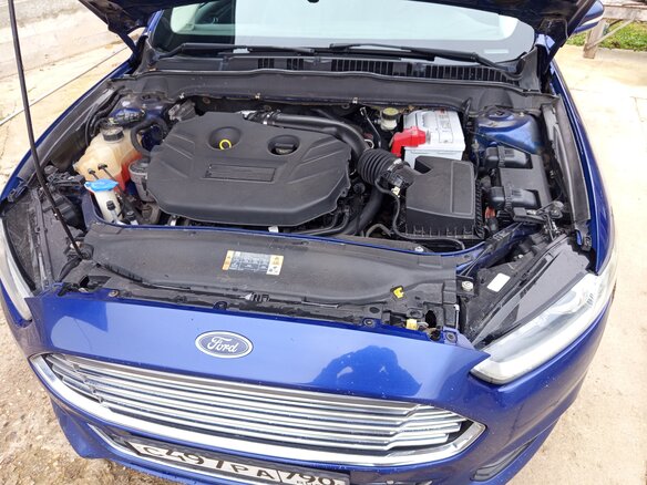 2012 Ford Fusion (North America) II, синий, 1200000 рублей - вид 11