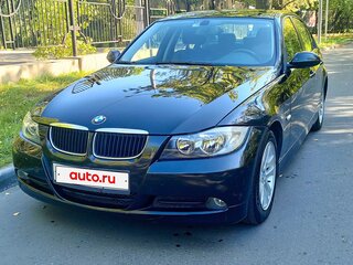 2007 BMW 3 серии 318i V (E90/E91/E92/E93), чёрный, 1100000 рублей, вид 3