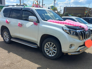 2015 Toyota Land Cruiser Prado 150 Series Рестайлинг 1, белый, 3400000 рублей, вид 2