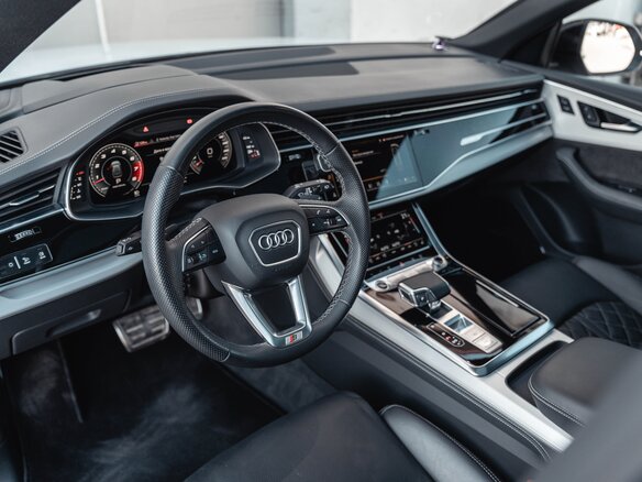 2020 Audi Q8 55 TFSI I (4M), белый - вид 14