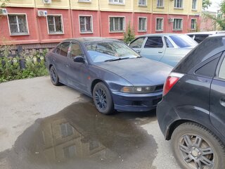 2002 Mitsubishi Galant VIII Рестайлинг, синий, 280000 рублей, вид 3