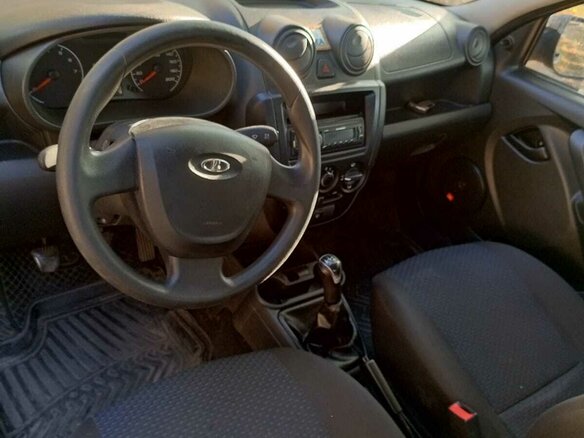 2013 Lada (ВАЗ) Granta I, чёрный, 249000 рублей - вид 8