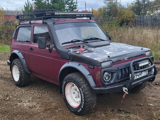 2002 Lada (ВАЗ) 2121 (4x4) I Рестайлинг, пурпурный, 300000 рублей, вид 2