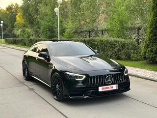 2020 Mercedes-Benz AMG GT 4-Door Coupe 43 I, чёрный, 7500000 рублей, вид 4