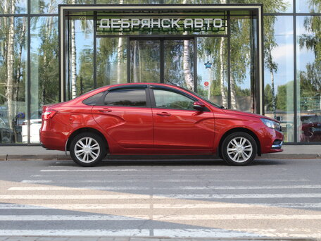 2016 Lada (ВАЗ) Vesta I, красный, 695000 рублей, вид 3