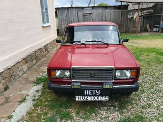 1997 Lada (ВАЗ) 2107, красный, 155000 рублей, вид 3