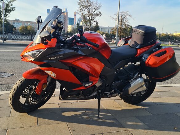 2017 Kawasaki Z 1000SX, оранжевый, 1170000 рублей - вид 3