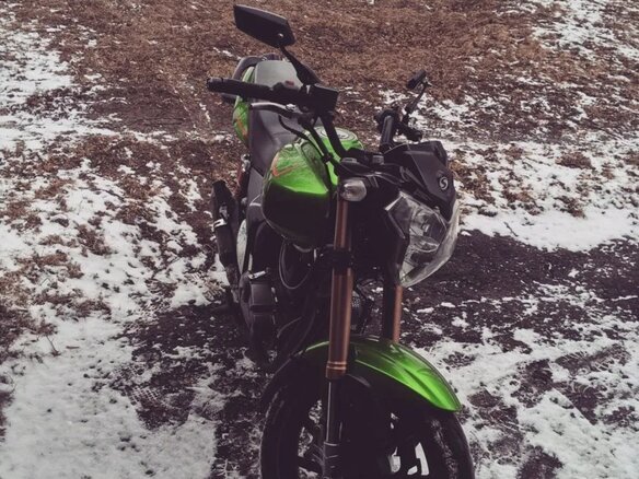 2014 Stels Flame 200, зелёный
