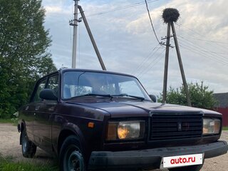 2006 Lada (ВАЗ) 2107, пурпурный, 80000 рублей, вид 2