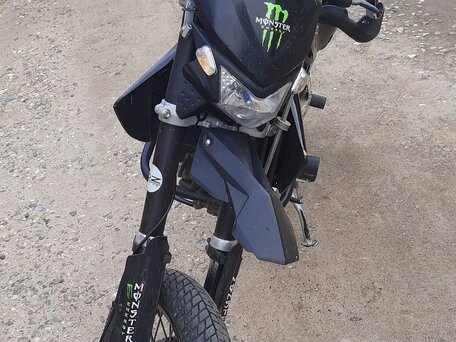 2003 Kawasaki D-tracker 250, чёрный, 200000 рублей, вид 5