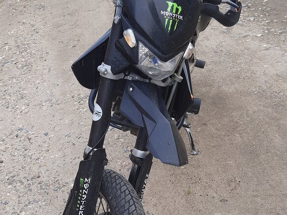 2003 Kawasaki D-tracker 250, чёрный - вид 4
