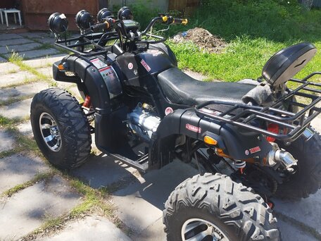 2023 Yamaha Grizzly 250, чёрный, 155000 рублей, вид 3