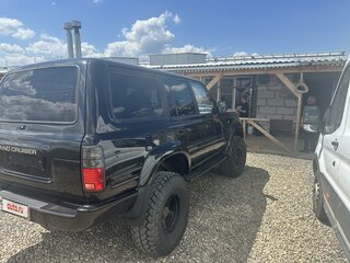 1997 Toyota Land Cruiser 80 Series Рестайлинг, зелёный, 2800000 рублей, вид 2