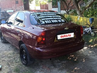 2007 Chevrolet Lanos I, красный, 310000 рублей, вид 2