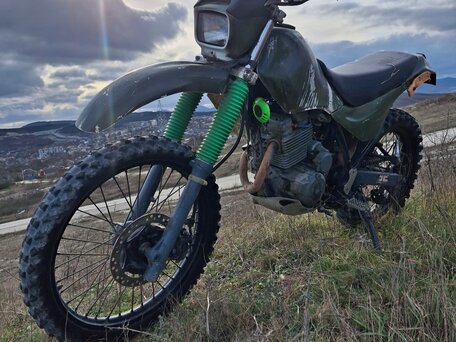 1995 Kawasaki KLX 250, зелёный, 118000 рублей, вид 2