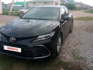 2021 Toyota Camry VIII (XV70) Рестайлинг, чёрный, 2500000 рублей, вид 2
