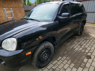 2001 Hyundai Santa Fe I, чёрный, 415000 рублей, вид 3