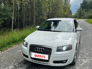 2007 Audi A3 II (8P) Рестайлинг 1, белый, 630000 рублей, вид 4
