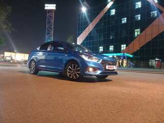 2019 Hyundai Solaris II, синий, 1280000 рублей, вид 5