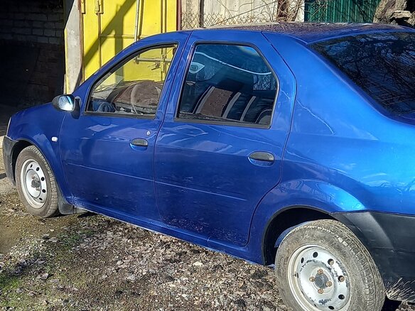 2005 Renault Logan I, синий, 430000 рублей - вид 1