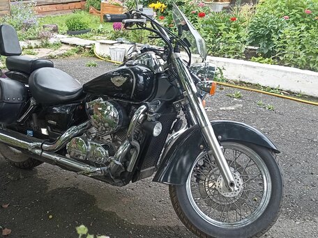 2007 Honda Shadow 750, чёрный, 600000 рублей, вид 1
