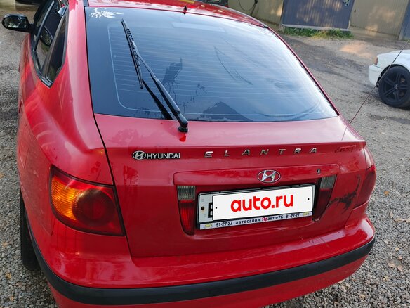 2002 Hyundai Elantra III (XD), красный, 230000 рублей - вид 5